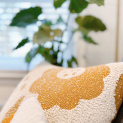 A warm, soft, and cozy pillow provides an indulgent sleeping experience with its plush and gentle texture, soothing warmth, and a sense of comfort and tranquility