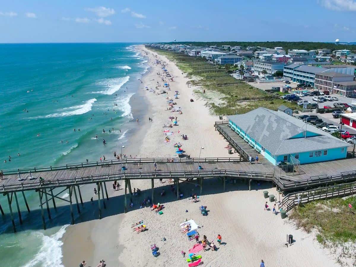 The Kure Beach Pier is home to many of Kure Beach's favorite fun-filled activities